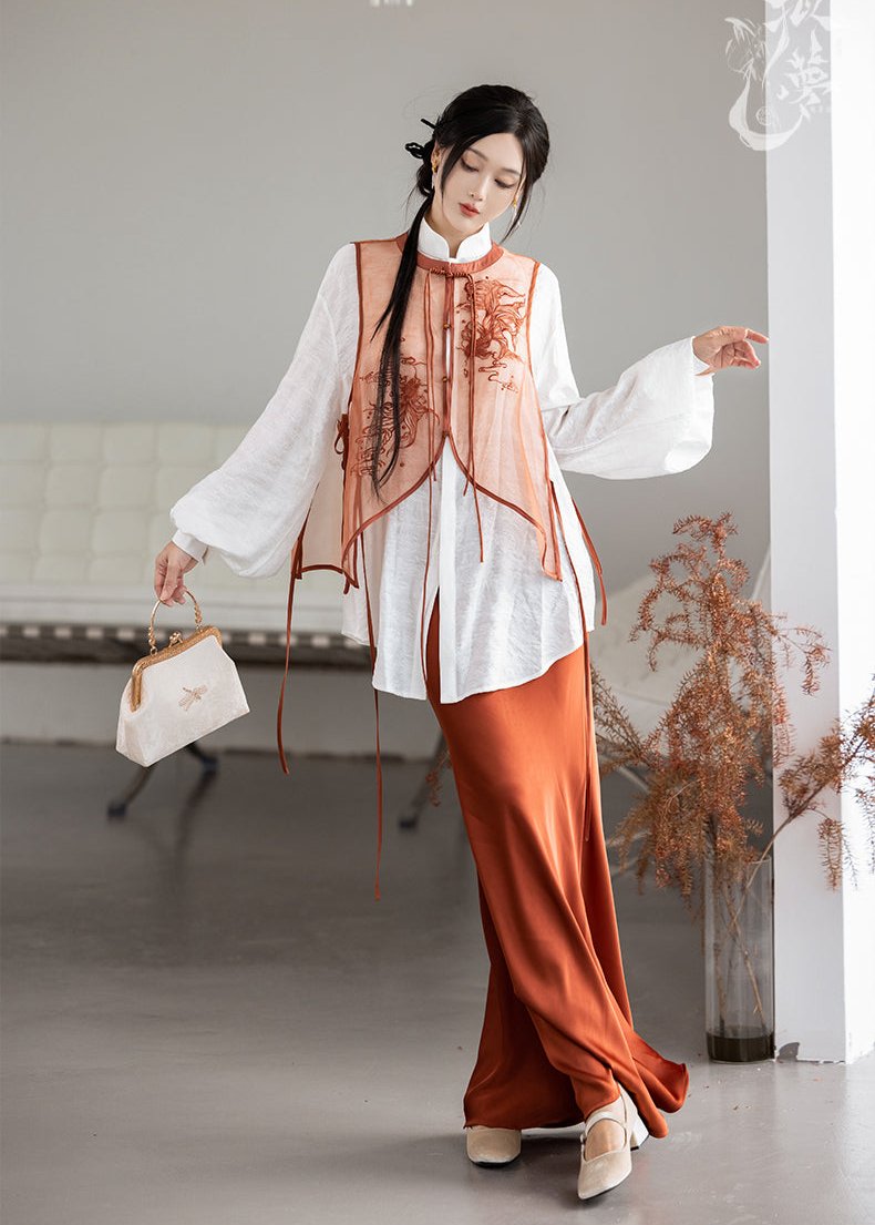 Dream Koi | Modern 3-Pieces Qipao Dress (梦鲤)