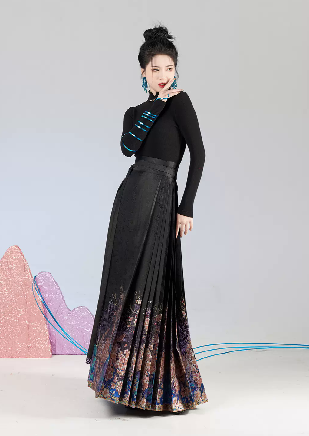Rowe Dream | Modern 2-Pieces Ma Mian Skirt Set (罗芙梦)