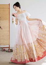 Mist Rose | Modern 2-Pieces Ma Mian Skirt Set (山雾玫瑰)