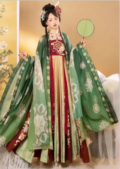 Crimson Glow | 3-Piece Plus Hanfu (绛霞)