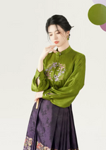 Spring Scenery | Modern 2-Pieces Ma Mian Skirt (春色阑)