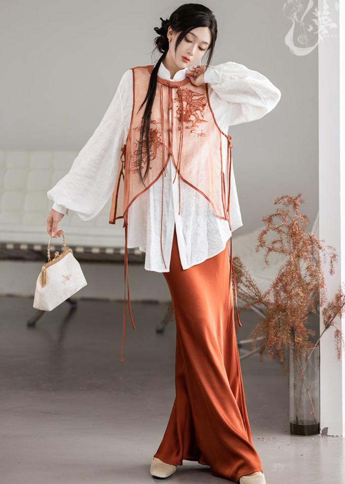 Dream Koi | Modern 3-Pieces Qipao Dress (梦鲤)