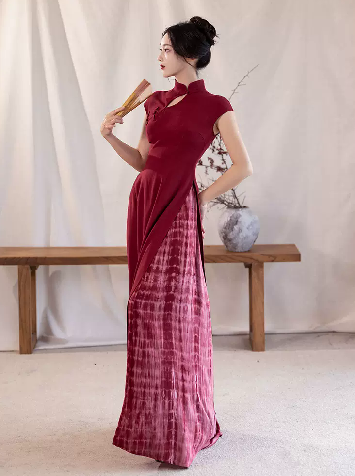 Scarlet | Modern 2-Pieces Qipao Dress () M / Red / Skirt + Dress | Pre-Order 30 Days Scarlet | Modern 2-Pieces Qipao Dress () M / Red / Skirt + Dress | Pre-Order 30 Days