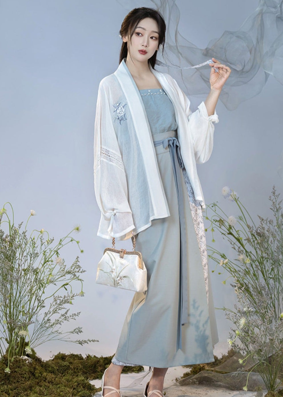 Blue Jasmine | 4-Piece Hanfu (蓝茉莉)