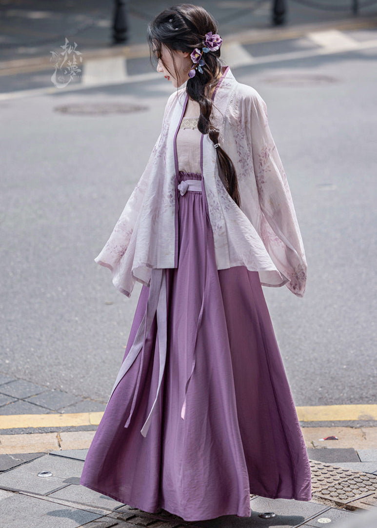 Wisteria Slush | 3-Piece Hanfu (紫藤冰沙)
