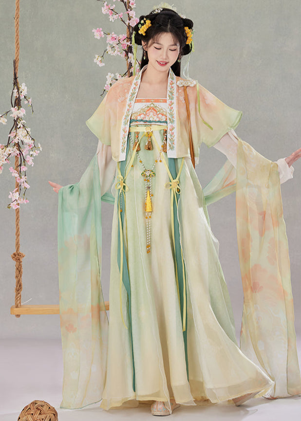 Willow Mist | 5-Pieces Hanfu (柳上归烟)