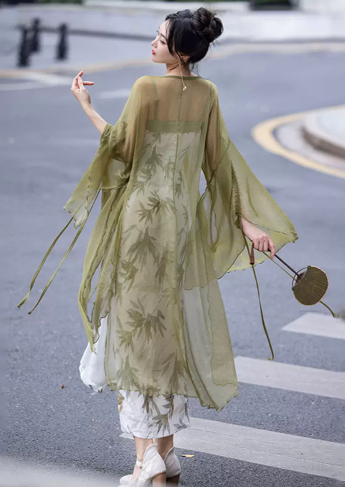 Wind Bamboo | Modern 2-Pieces Hanfu Set (风间竹)