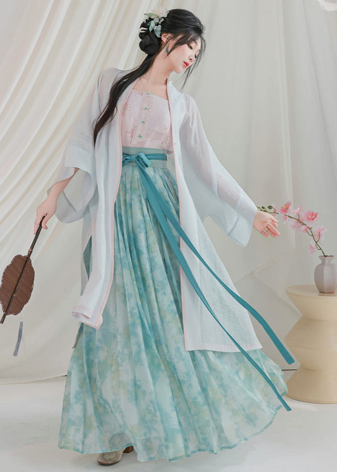 Gracia del loto | Hanfu de 4 piezas (荷花娇)