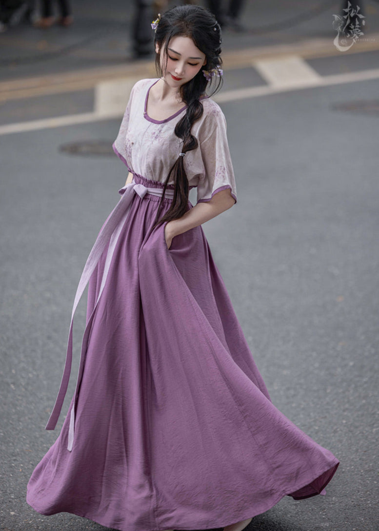 Wisteria | 2-piece Hanfu Set (紫藤)