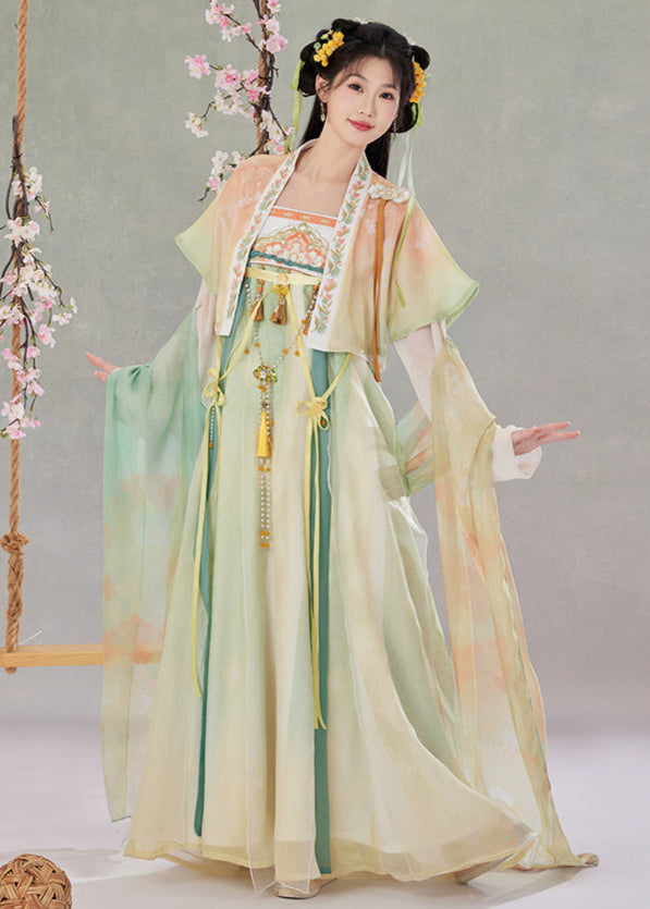 Willow Mist | 5-Pieces Hanfu (柳上归烟)