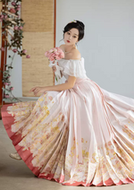 Mist Rose | Modern 2-Pieces Ma Mian Skirt Set (山雾玫瑰)