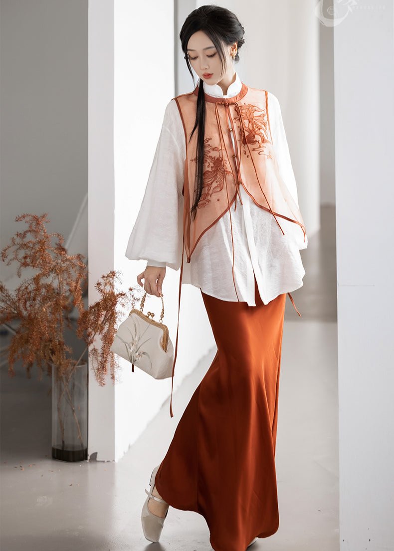 Dream Koi | Modern 3-Pieces Qipao Dress (梦鲤)