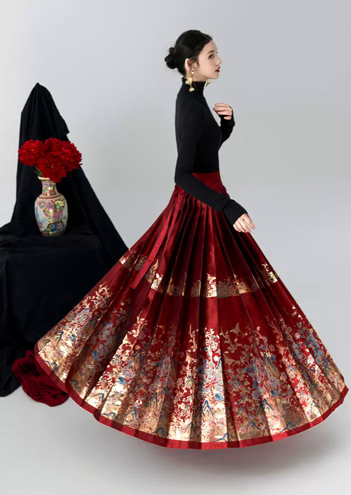 Scenic Beauty | 2-Pieces Modern MaMian Skirt Set (江山如画)