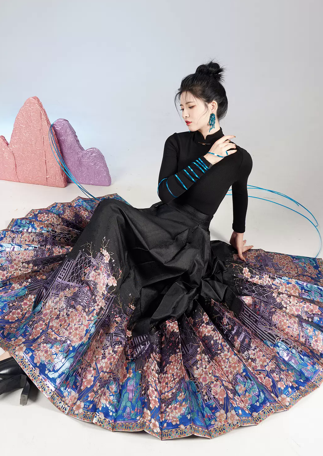 Rowe Dream | Modern 2-Pieces Ma Mian Skirt Set (罗芙梦)