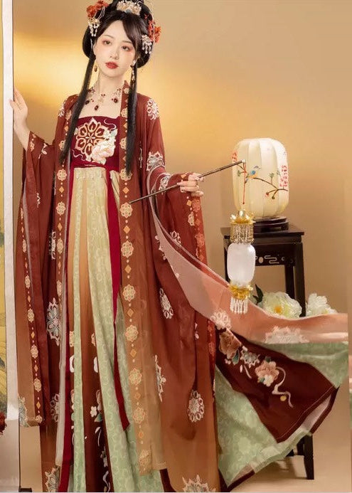 Crimson Glow | 3-Piece Plus Hanfu (绛霞)