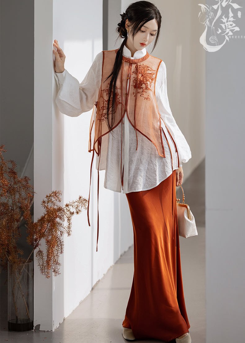 Dream Koi | Modern 3-Pieces Qipao Dress (梦鲤)