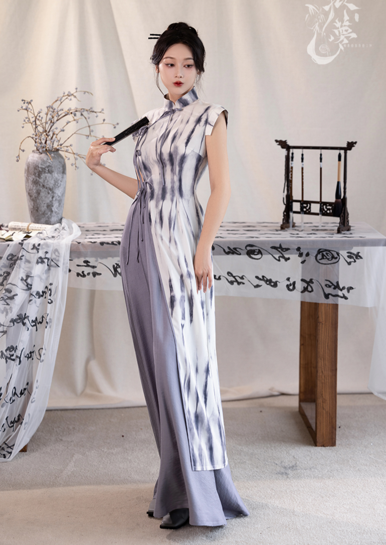 Mist | Modern 2-Pieces Qipao Dress (云烟)