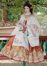 Floral Butterfly | 3-Pieces Embroidered Hanfu (灵花蝶)