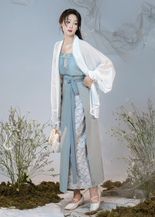 Blue Jasmine | 4-Piece Hanfu (蓝茉莉)