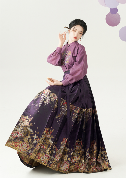 Spring Scenery | Modern 2-Pieces MaMian Skirt (春色阑)