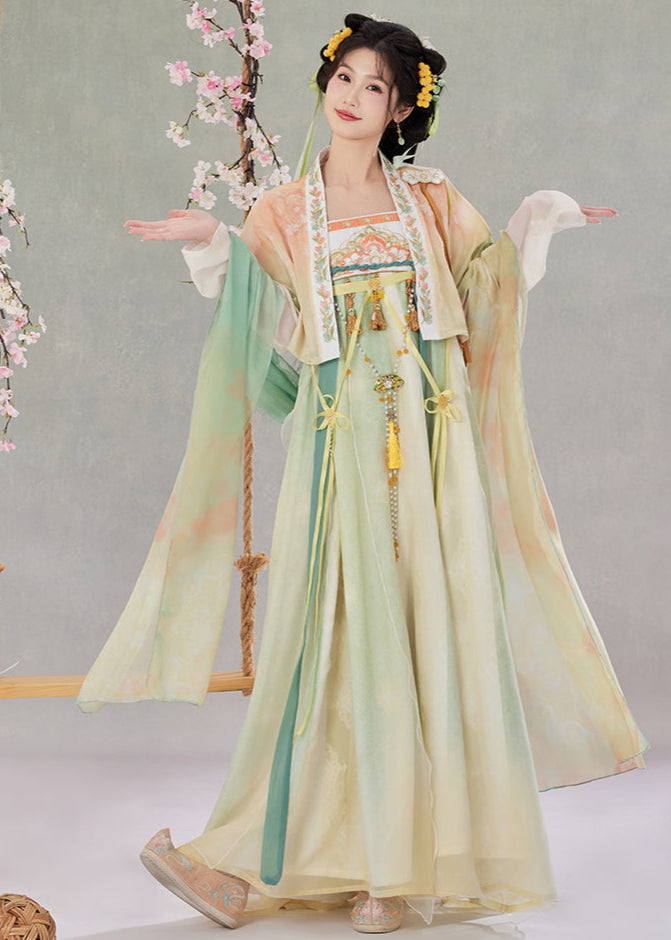 Willow Mist | 5-Pieces Hanfu (柳上归烟)