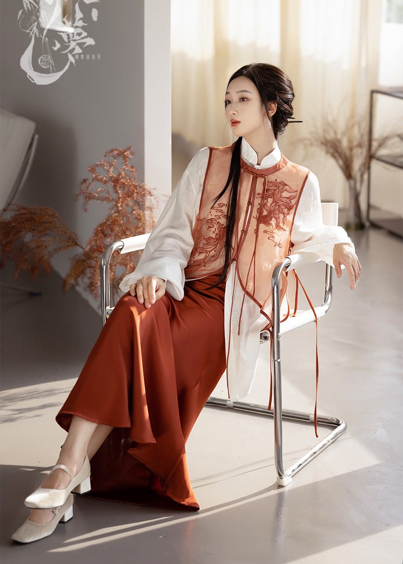 Dream Koi | Modern 3-Pieces Qipao Dress (梦鲤)