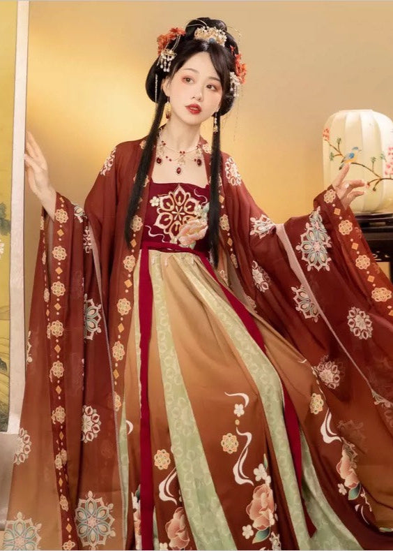 Crimson Glow | 3-Piece Plus Hanfu (绛霞)