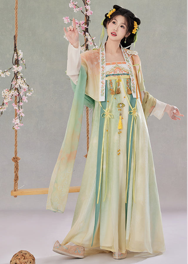 Willow Mist | 5-Pieces Hanfu (柳上归烟)