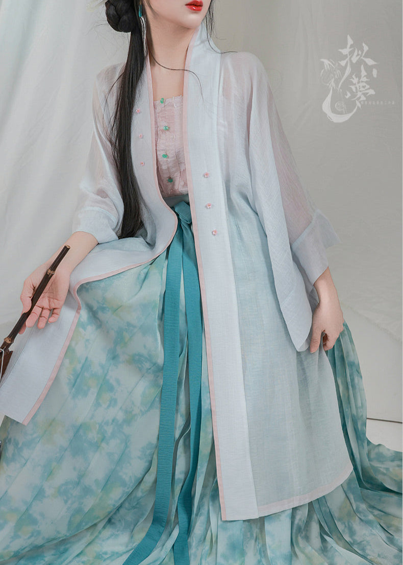Gracia del loto | Hanfu de 4 piezas (荷花娇)