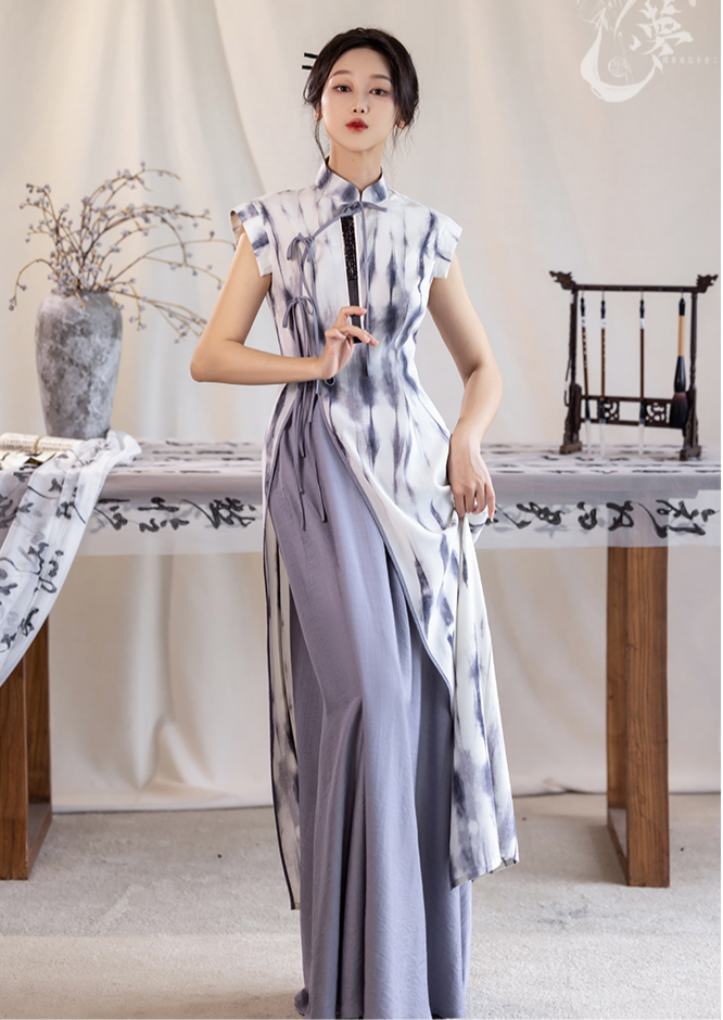 Mist | Modern 2-Pieces Qipao Dress (云烟)