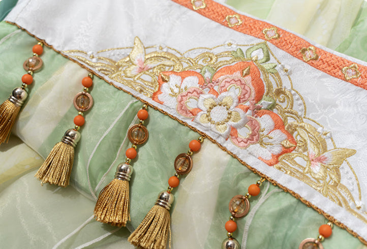 Willow Mist | 5-Pieces Hanfu (柳上归烟)