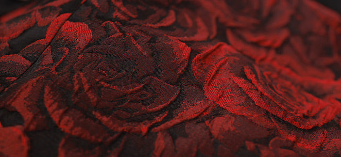 Crimson Dusk | 3-Piece Modern Hanfu (夜色红蕾)