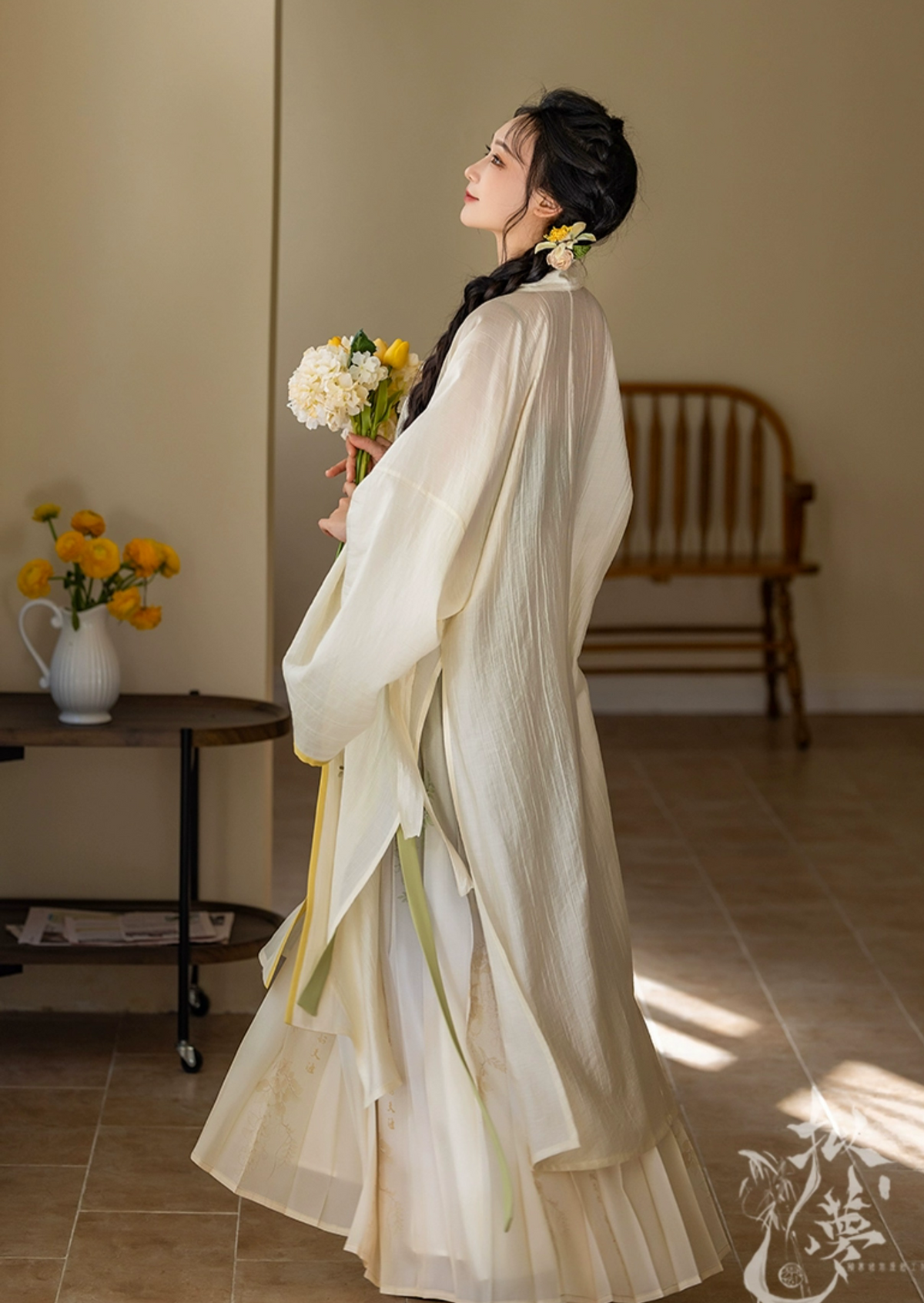 Locust Whisper | 3-Pieces Ma Mian Skirt Set (槐花语)