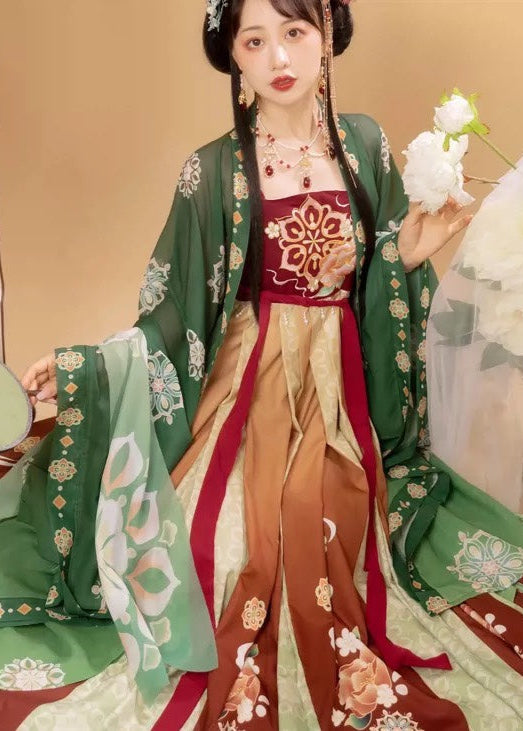 Crimson Glow | 3-Piece Plus Hanfu (绛霞)