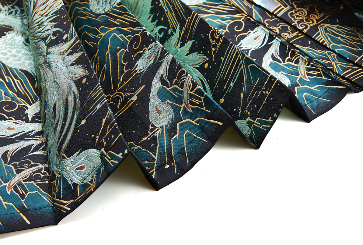 Phoenix | Modern 3-Pieces Ma Mian Skirt Set (青羽)