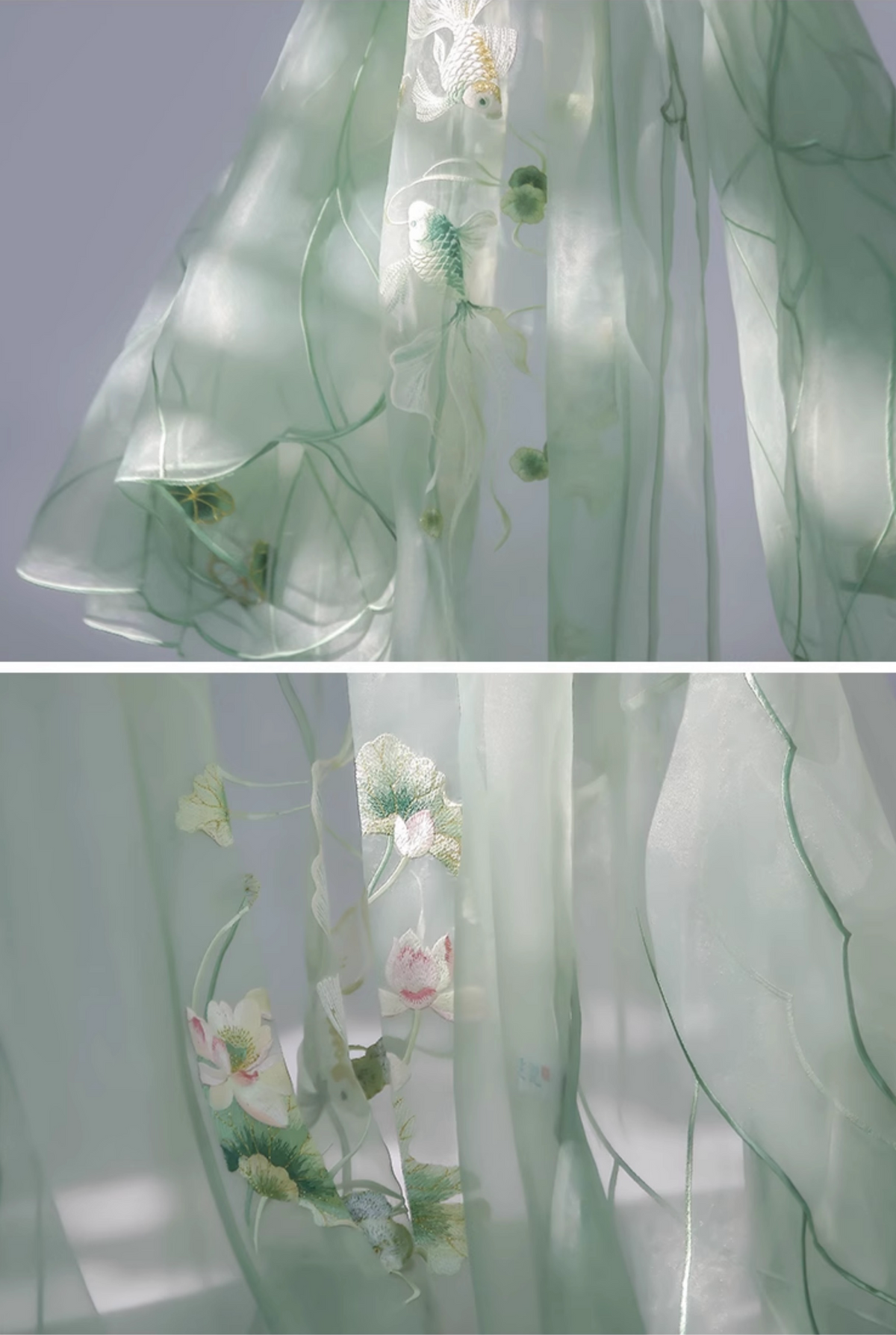 Azure Fairy | 5-Pieces Embroidered Hanfu Gown (碧波仙)