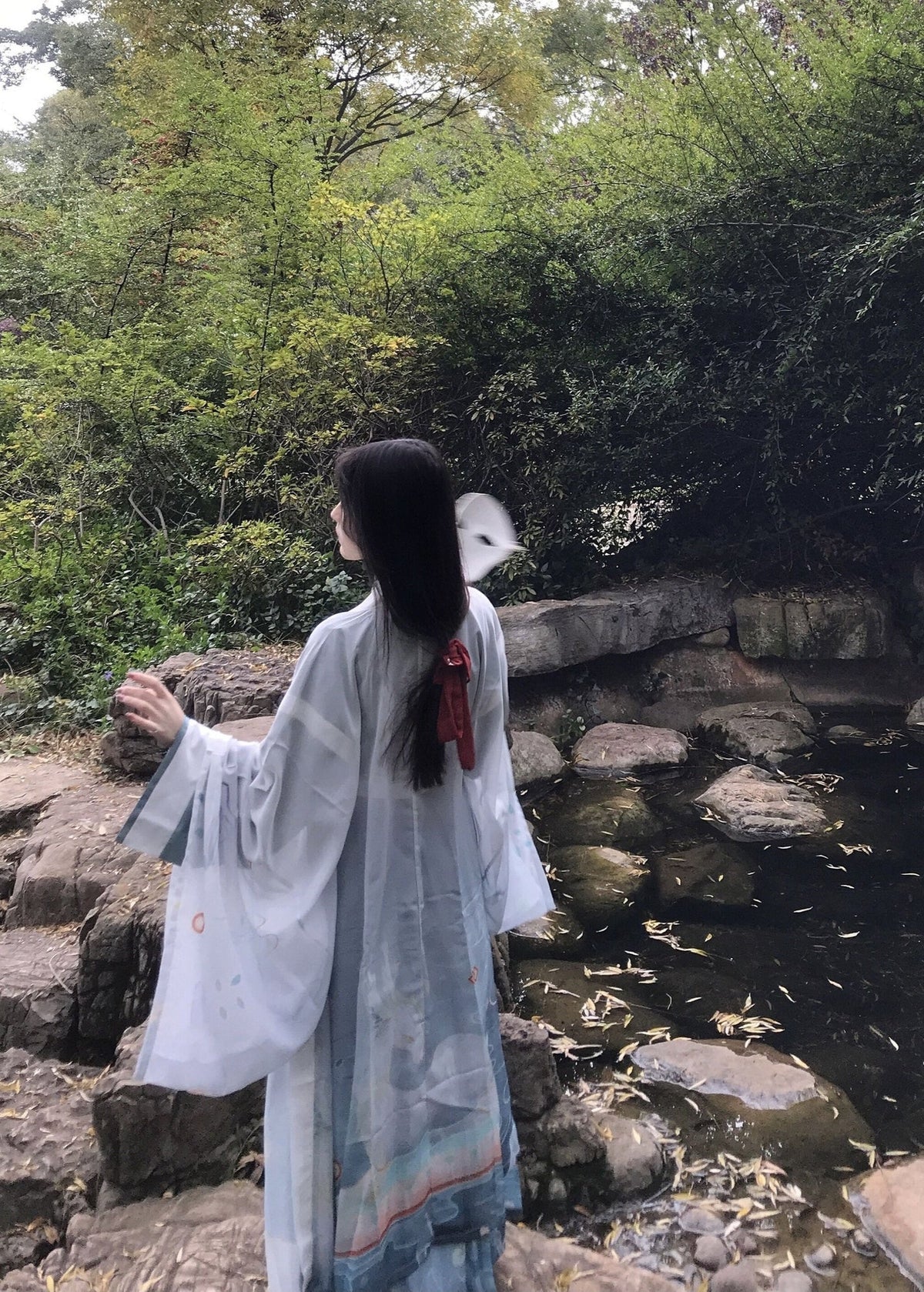 Céfiro blanco | Hanfu de 3 piezas más (白泽)