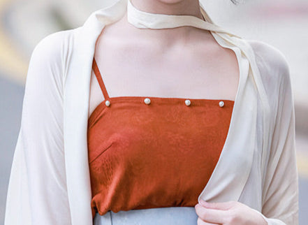 Espera de niebla | Hanfu de 3 piezas (等烟雨）