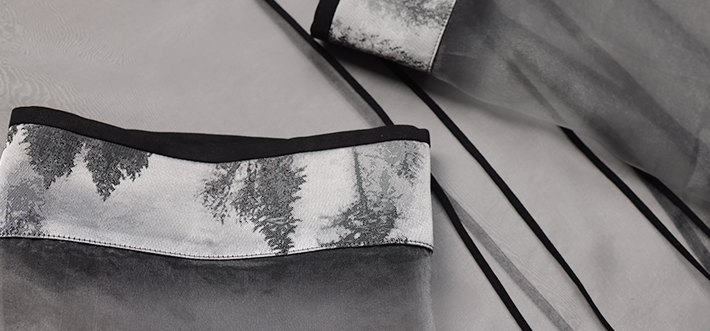 Pine Ink | Modern 3-Pieces Ma Mian Set (松烟入墨)