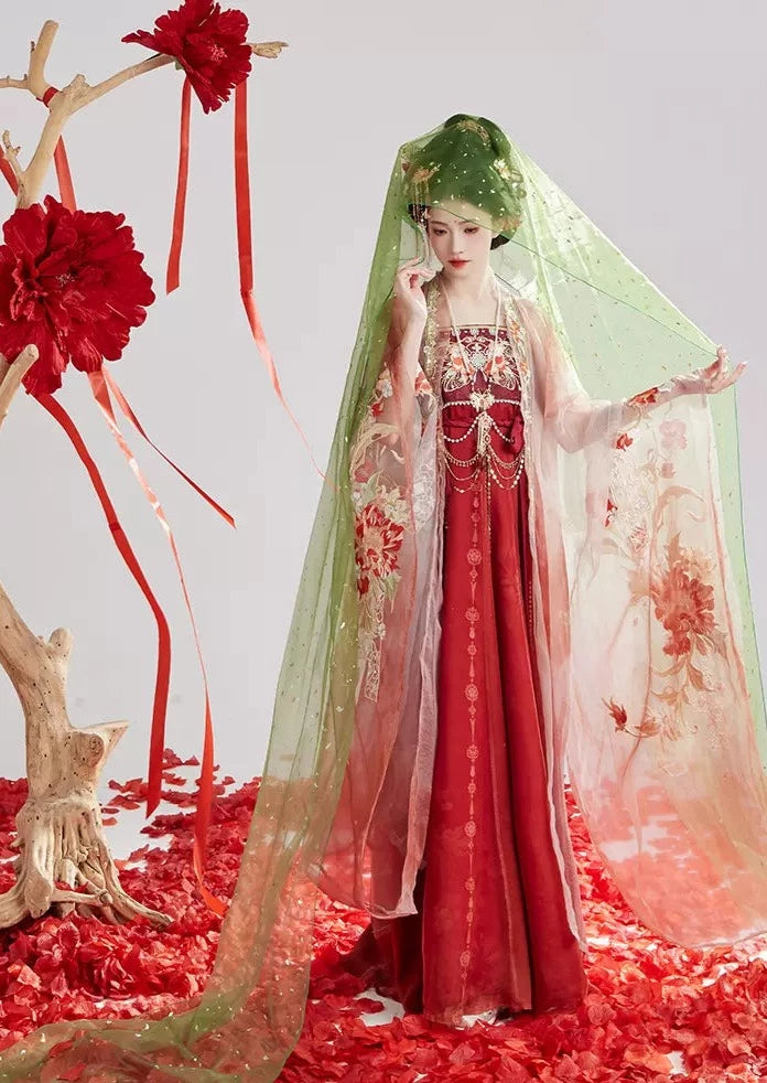 Camellia | 3-Pieces Embroidered Hanfu (山茶)