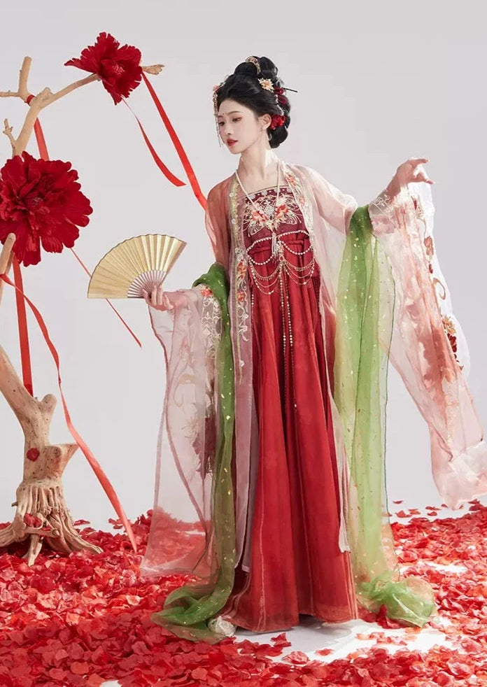 Camellia | 3-Pieces Embroidered Hanfu (山茶)