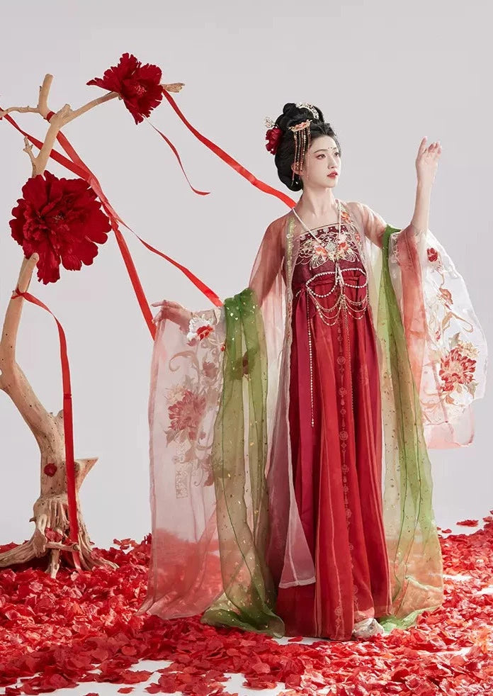 Camellia | 3-Pieces Embroidered Hanfu (山茶)