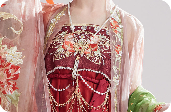 Camellia | 3-Pieces Embroidered Hanfu (山茶)