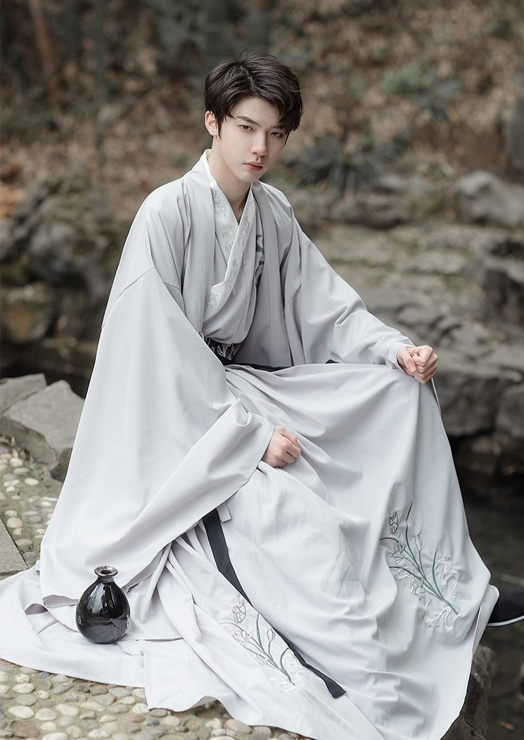 Breeze | Gray Men's Hanfu (清风)