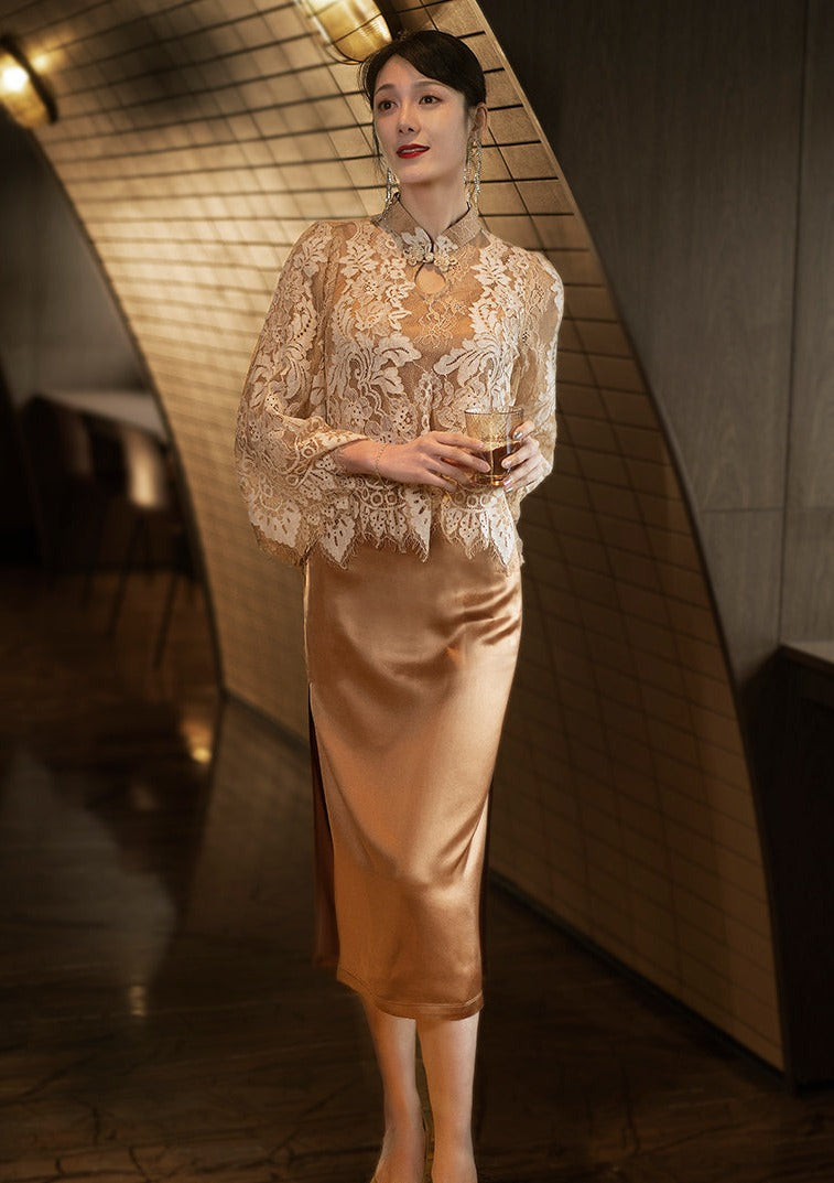 Chinese Dress, Silk Qipao, Cheongsam