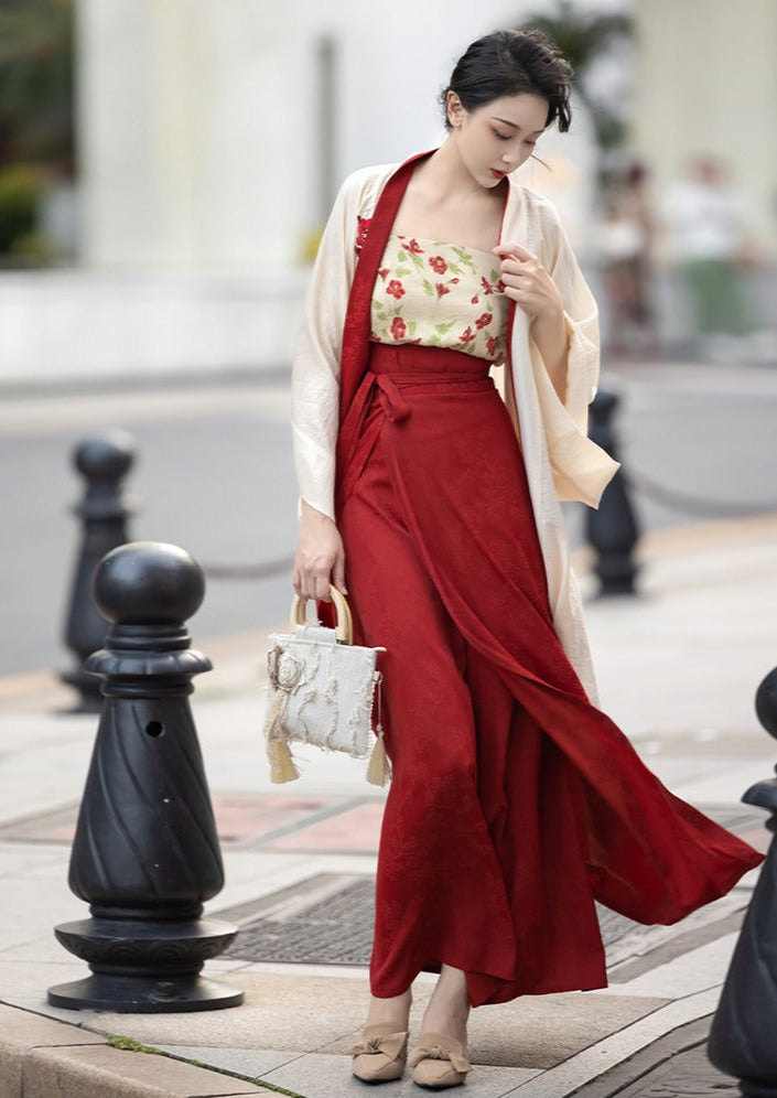 Poppy | Modern 3-Pieces Hanfu (花间酒)