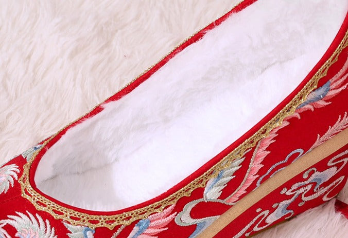 Loving Birds | Embroidered Wedding Shoes(比翼双飞）