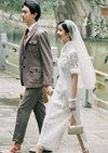 White Bridal Qipao Dress (WQP03)