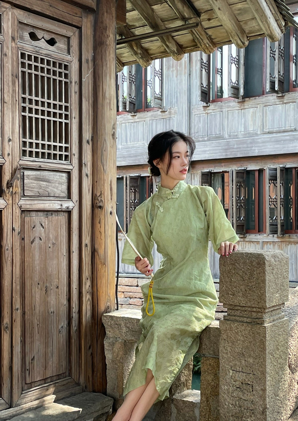 Ivy | Green Qipao Dress (Ivy)