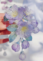 Hydrangea | 1 Pc Purple Hairpin (Hydrangea)